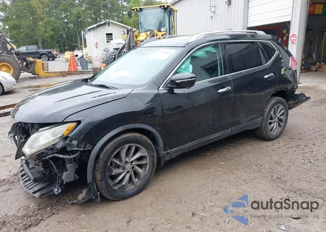 2014 Nissan Rogue Sl z USA, uszkodzony, nr VIN 5N1AT2MT0EC824769